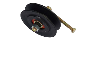 E4‑12 Adjusting Pulley 1B Groove Double Bearing Bus AC Belt Tension Pulley