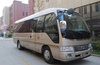 TCN07H bus AC installed on Toyota Coaster minibus