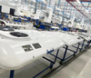 TCHAIN factory production line for 8-9m diesel bus air conditioners