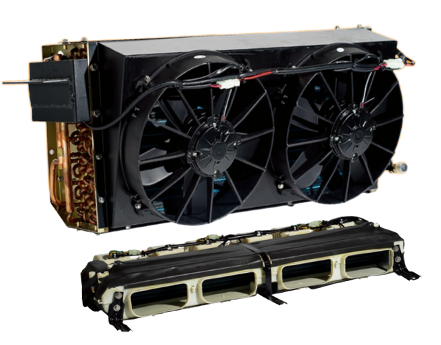 TCN07E 6-7m built-in minibus air conditioner 12V 24V