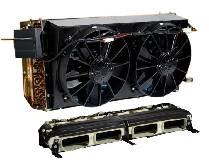 6-7m Built-in Bus Air Conditioner TCN07E 12V/24V for Minibus Coaster